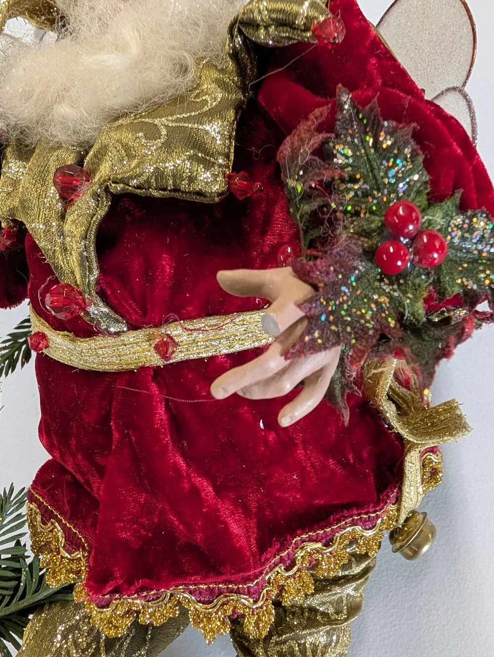 vintage MARK ROBERTS santa claus fairy